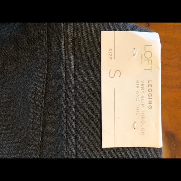 NWTLoft size:Sm grey leggings extremely flattering - Picture 2 of 4